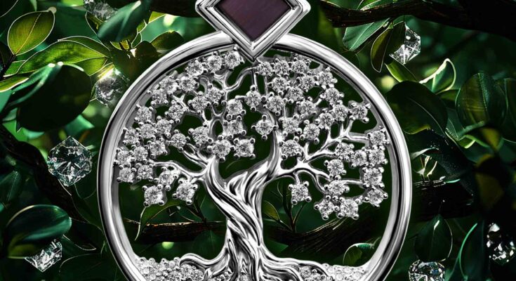 Tree Pendant Silver With Bible Inside From My Nano Jewelry